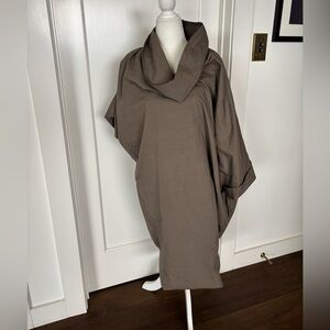 Bottega Veneta Funnel Neck Asymmetrical Dress Sz 40 / 4